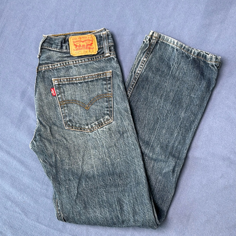 Y2K Levi Strauss & Co. 514 Slim Straight Jeans - 29x29 - Made in Egypt